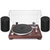 Audio Technica + Sonos AT-LPW50BTRW noce + Era 100 nero opaco (set di 2)