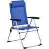 Totò Piccinni Spiaggina RIVA Alluminio Textilene 7 Posizioni (Blu 1Pz)