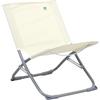 Totò Piccinni Spiaggina BEACH in Acciaio e Telo in Poliestere (Beige 1Pz)