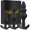 Ukingle Plug Analesex Kit Sex Toys Sessuali per Donna Uomini Plug Anale-dilatatore