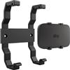 Decoralin Staffa di montaggio a parete compatibile con Sky Q Mini Box, supporto in plastica nera per modelli EM150, 32D0xx, 32D1xx, kit di montaggio sicuro dietro TV con viti e tasselli
