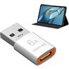 Obesntln Adattatore da USB C a USB 3.0, adattatore da USB C a USB - Adattatore da USB A a USB C a ricarica rapida per laptop, telefoni, tablet