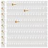 Lsgoodcare100 pacchetti Bianco in gomma siliconica sostituzione fungo EarTips auricolare compatible with Motorola Kenwood Baofeng HYT Midland Radio sorveglianza tubo acustico auricolare auricolare
