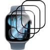 Lutree per Apple Watch Series 11 42mm Pellicola Protettiva, 3 Pezzi | 3D Piena Copertura Anti-Impronte Senza Bolle Protezione Schermo, HD Anti Graffio Flessibile Film
