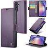 oiysrtoc Cover per Samsung Galaxy A54 in Pelle PU Premium, Portafoglio con 3 Fessure Carte e Supporto, Blocco RFID, Chiusura Magnetica Custodia Samsung Galaxy A54, Viola