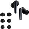 kwmobile 6x Auricolari di ricambio compatibile con Anker Soundcore Liberty 5 Gommini sostitutivi in Silicone - 3 Misure - nero