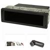 tomzz Audio 2457-018 Set copertura radio versione professionale estremamente stabile compatibile con VW Polo Fox con adattatore quadlock ISO Fakra adattatore antenna phantom feed DIN ISO