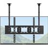 Sylvox Supporto per TV da Soffitto 55-75 pollici, Portata 45kg Max VESA 900x600mm Altezza Regolabile da 50-83cm, Supporto a Parete Inclinabile +45°/-5°, Compatibile con TV Schermo Piatto LED, LCD