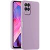 HULLIN Custodia per Telefono in Silicone Colorato, Adatta per Xiaomi MI 10 Lite (6.57) - Erba Viola