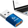 Obesntln Adattatore da USB C a USB 3.0 - Adattatore USB tipo C, adattatore da USB A a USB C a ricarica rapida per laptop, telefoni, tablet