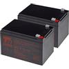 T6 Power Set di batterie T6 Power per APC Smart-UPS SMC1500IC, VRLA, 12 V