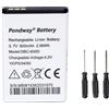 PONDWAY 800 mAh 3,7 V DBC-800D Batteria di ricambio compatibile con Doro 1359 1360 1361 1362 2415 5031 5516 5517 6031 6041 6051 6120 6121 65252525 per PhoneEasy 503X 508GSM per Easy-5 per Tiptel 6021