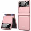 COQUE Custodia per Galaxy Z Flip 3 5G, custodia pieghevole a cerniera, custodia per telefono pieghevole per Samsung Galaxy Z Flip 3 5G, colore: Rosa