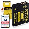 PATONA Batteria per Panasonic CGA-S005 S005E DMW-BCC12, 1000mAh 3.7V | Batteria per Lumix DMC-FC01 FX50 FX100 LX3 LX9, Leica BP-DC4 D-Lux 2, FinePix F20 F40, Pentax MX-1, Fujifilm NP-70