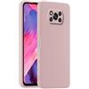 HULLIN Custodia per Telefono in Silicone Colorato, Adatta per POCO X3 Pro/POCO X3 NFC (6.67) - Polvere di sabbia