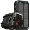 Batvansas Power Bank Solare 70000mAh, PD 30W USB C Power Bank Ricarica Rapida con 2 Câbles, 4 Port (2 USB & 2 Type-c), 15W Ricarica Wireless, Spie luminose a LED, Torcia, Caricatore Portatile con Smartphones