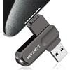 MEYANENT Chiavetta USB 128GB per Phone,Pen Drive per Dati Nessuna App