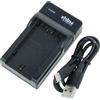 vhbw caricatore USB-C compatibile con Sony ZV-E10M2 camera - Base di carica + cavo USB-C + spia di carica