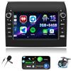 GOHHDL 2G+64G Android Autoradio per Fiat Ducato 2008-2015/Citroën Jumper 2011-2015/Peugeot Boxer 2011-2015 CarPlay e Android Auto, radio da 7 pollici con GPS BT FM/RDS EQ SWC CANBUS retromarcia e mic