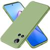 EASSGU Custodia per Realme GT Neo 3 (6.7 Inches), Cover Morbida in Silicone TPU - Verde Matcha