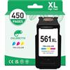 COLORETTO 561 XL Sostituzione Cartuccia d'inchiostro per Canon CL-561XL inchiostro Cartucce 561 XL Compatibile con Pixma TS7450 TS5350 TS7451 TS5351 TS5352 Colore inchiostro Stampante CL561XL