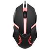 Generic Mouse da gioco USB cablato 1000 DPI, mouse ottico ergonomico da gioco, mouse USB cablato per computer, retroilluminazione a LED a 7 colori per desktop, laptop, notebook (nero)