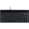 perixx PERIBOARD-409U - Mini tastiera USB cablata, colore nero, layout inglese