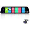 SZKJ D50 12 pollice Full screen 4G Touch IPS Car Dash Cam Rear View Android 8.1 Specchio con wifi GPS Navi Bluetooth musica Dual Lens FHD 1080P