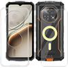 BUNALFaa Custodia per Doogee Fire 5 Ultra (6.6) + con Vetro Temperato Protezioni schermo, Case Antiurto Antiscivolo Morbido Cover Transparent Silicone Bumper Protettiva