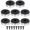 QUARKZMAN 8 Pezzi Supporti Isolanti Per Altoparlanti 48mmx15mm Argento