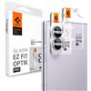 Spigen EZ Fit Optik Pro Vetro Fotocamera [2 Pezzi] Samsung Galaxy Z Fold 8 | Nero, Trasparente, Durezza 9H, Anello Individuale, Ritagli precisi per l'obiettivo, Sicuri per il flash