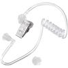 sourcing map Auricolare Agent Secret Earpiece Costume Prop con auricolari, tubo acustico di ricambio per cuffie audio radio a 2 vie, confezione da 1
