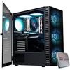 Tiburcc Computer Gaming PC AMD Ryzen 5 7500F - RX 9060XT 16GB - M.2 1TB NVMe - Ram 32GB DDR5 - WiFI - Bluetooth - Windows11