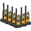 Retevis RB648 Plus Walkie Talkie Impermeabile IP67, Ricetrasmittenti Lungo Raggio, Chiamata di Gruppo, 2000 mAh Tipo C, Walkie Talkie Professionali per Produzione Industriale (6 Pezzi, Giallo)