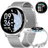 LIGE Smart watch Donna, Effettua/Rispondi alle Chiamate, 1.43 HD AMOLED Orologio Smartwatch 100+ Modalità Sportive,IP68 Impermeabile Smart watch per iOS/Android