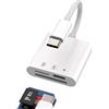 zoyuzan Lettore di schede SD per Apple iPhone 15 Pro Max Plus (3 in1) Cavo di ricarica USB C Accessori per fotocamera Micro TF Memory Dongle Tipo C Thunderbolt 3 4 Adattatore caricatore multiporta compatibile
