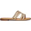Geox Sandali da donna D Sozy Plus A Flat Sandal, DK Gold, 40 EU