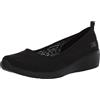 Skechers Arya - Airy Days, Ballerine Donna, Nero, 37 EU