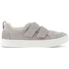 TOMS Cruz Double StrapSneaker Unisex per Bambini, Tela Heritage Drizzle Grey, 34 EU