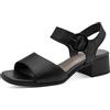 Jana Softline Leather Sandal Heel 8-28705-46, Tacco Donna, Nero, 41 EU