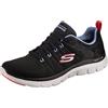 Skechers Flex Appeal 4.0 Modi Eleganti, Scarpe da ginnastica Donna, Multicolore Nero, 39 EU