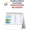 Calendario da tavolo personalizzato Acquerello Napoletano 14,5 x 19 cm personalizzate o neutre