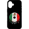 Paint Dripping Donut Lover Pop Art Herit Custodia per iPhone 16 Ciambella Doughnut Bandiera messicana Messico Pride Love Graffiti Drip