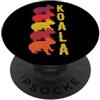 Regali Per I Fan Dell'Australia E Di Koa Australia Day Koala Silhouette Retrò PopSockets PopGrip Adesivo