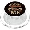 We Almost Always Almost Win Quasi sempre quasi vinciamo, simpatici tifosi di calcio PopSockets PopGrip per MagSafe