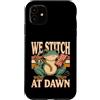 Frog Sewing Embroidery Tailoring Custodia per iPhone 11 We Stitch At Dawn Frog - Ricamo da cucito
