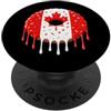 Paint Dripping Donut Lover Pop Art Canad Ciambella Donut Bandiera Canadese Foglia D'acero Amore Graffiti Drip PopSockets PopGrip Adesivo