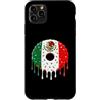 Paint Dripping Donut Lover Pop Art Herit Custodia per iPhone 11 Pro Max Ciambella Doughnut Bandiera messicana Messico Pride Love Graffiti Drip