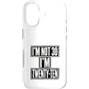 Im Not Thirty Im Twenty Ten Funny 30th B Custodia per iPhone 17 Io non sono 30 Im 20 Dieci Compleanno