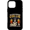 Border Collie Herding Humor Dog Custodia per iPhone 16 Pro Max Dog Park ridisegna il Collie prima che qualcuno arrivi amante dei cani
